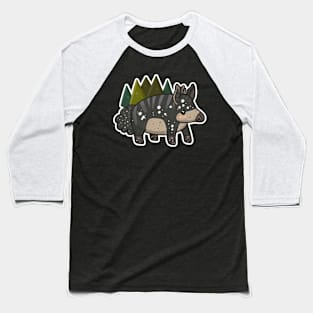 Cute Mountain Tapir Illustration - Adorable Animal Art Baseball T-Shirt